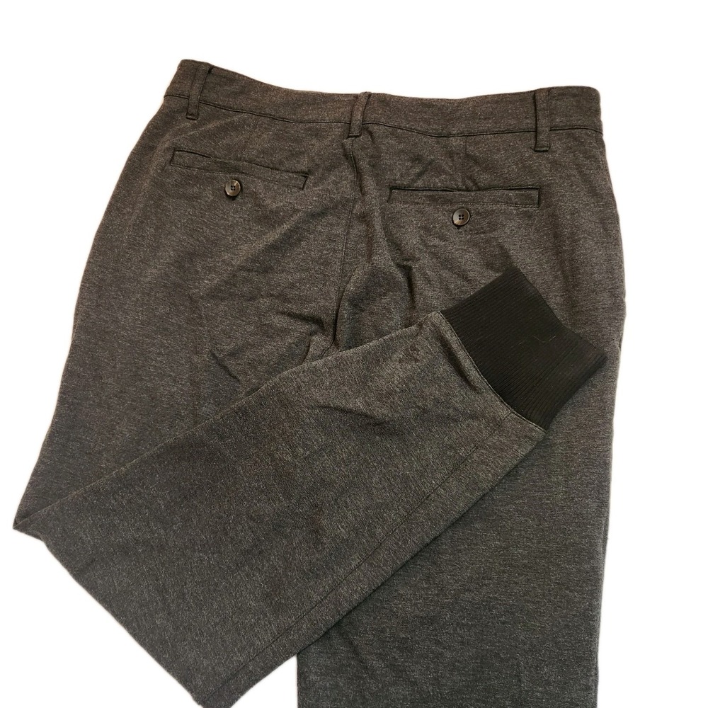 Paige Pants Mens 32 Gray Elmwood Jogger Iced Black Stretch Golf Sweatpants - Picture 3 of 16